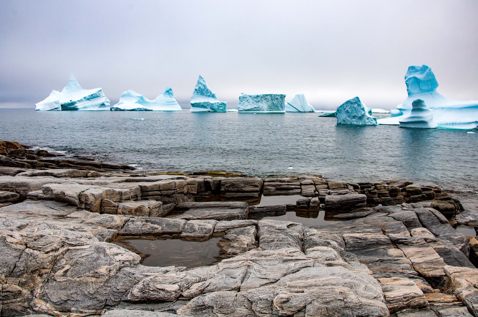Icebergs at Qeqertarsuaq