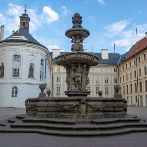Second courtyard of Prague Castle, Czech Republic