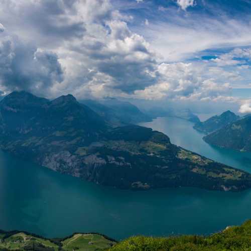 View on Lake Lucerne from Fronalpstock
