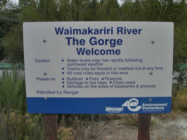 Waimakariri River Gorge, Новая Зеландия