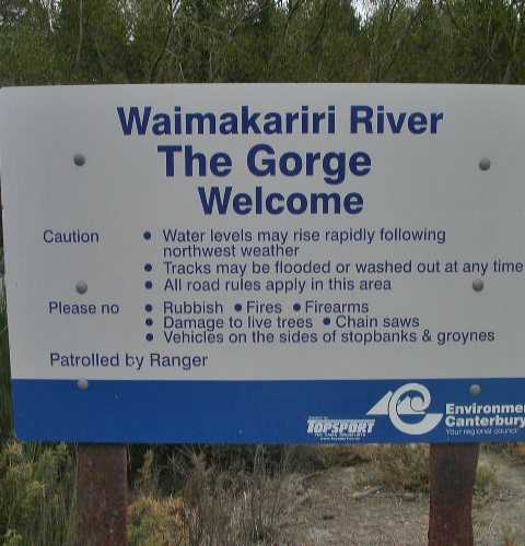 Waimakariri River Gorge, New Zealand