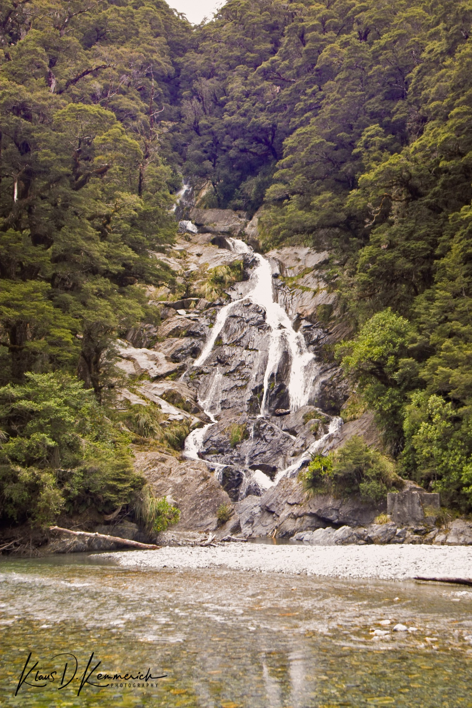 Fantail Falls, Новая Зеландия