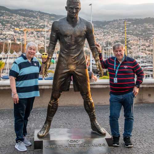 Cristiano Ronaldo Statue, Funchal, Madeira, Portugal