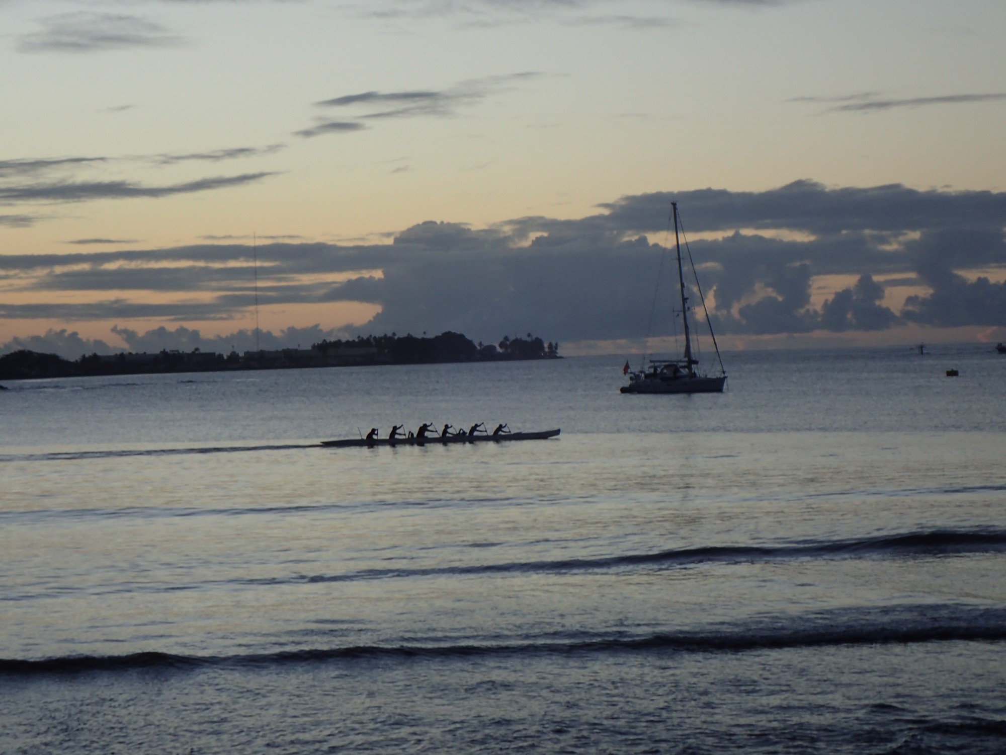 Apia Bay at sunset