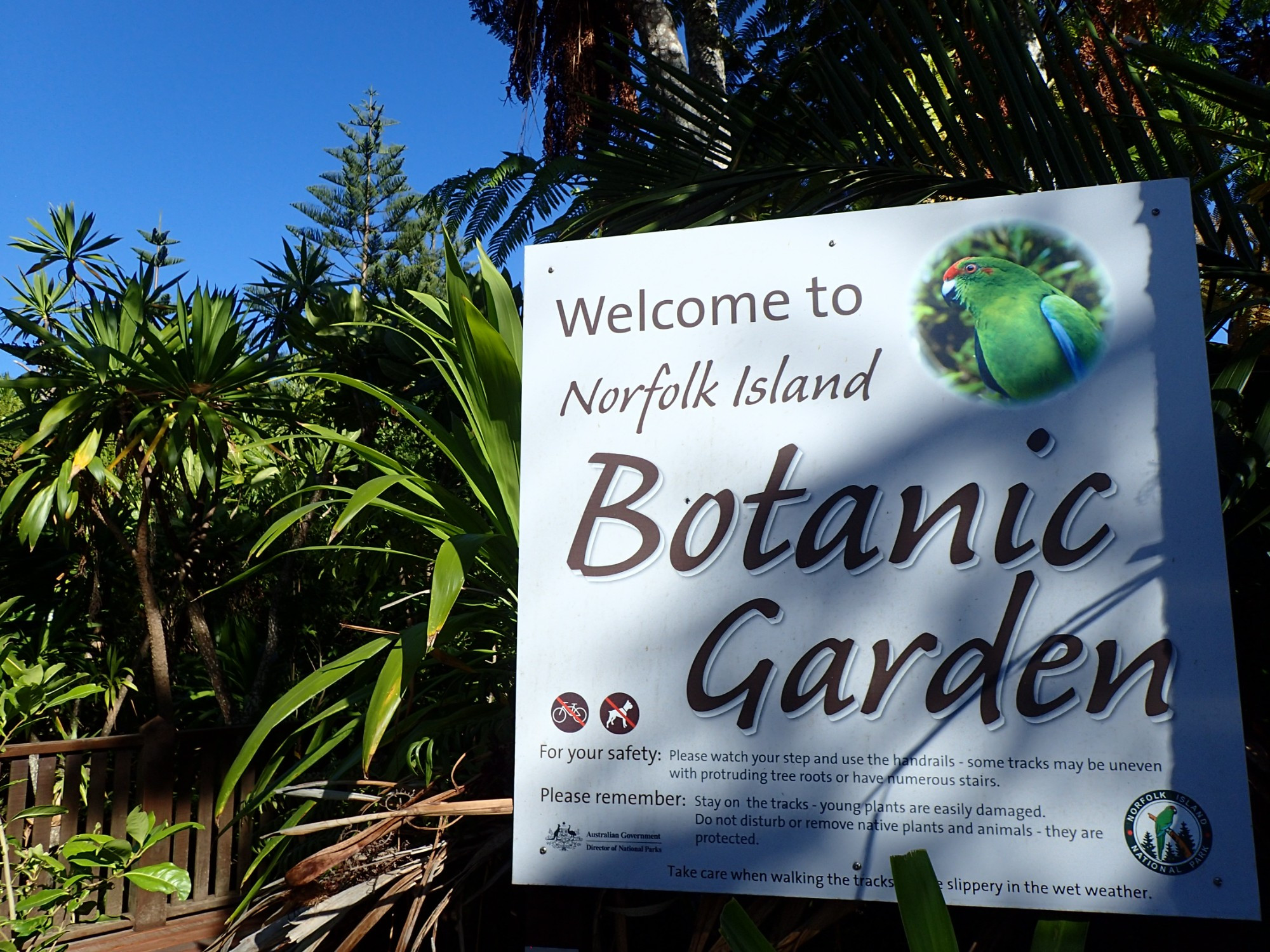 Norfolk Island Botanical Garden, Норфолк о-в