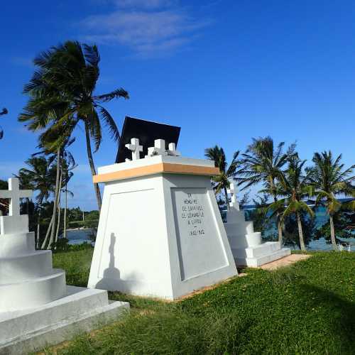 Monument to Arrival of Gospel in Lifou Island, New Caledonia