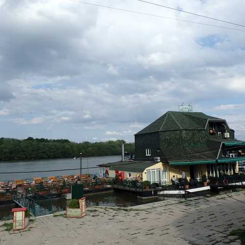 Danube River Bank in Belgrade, Serbia