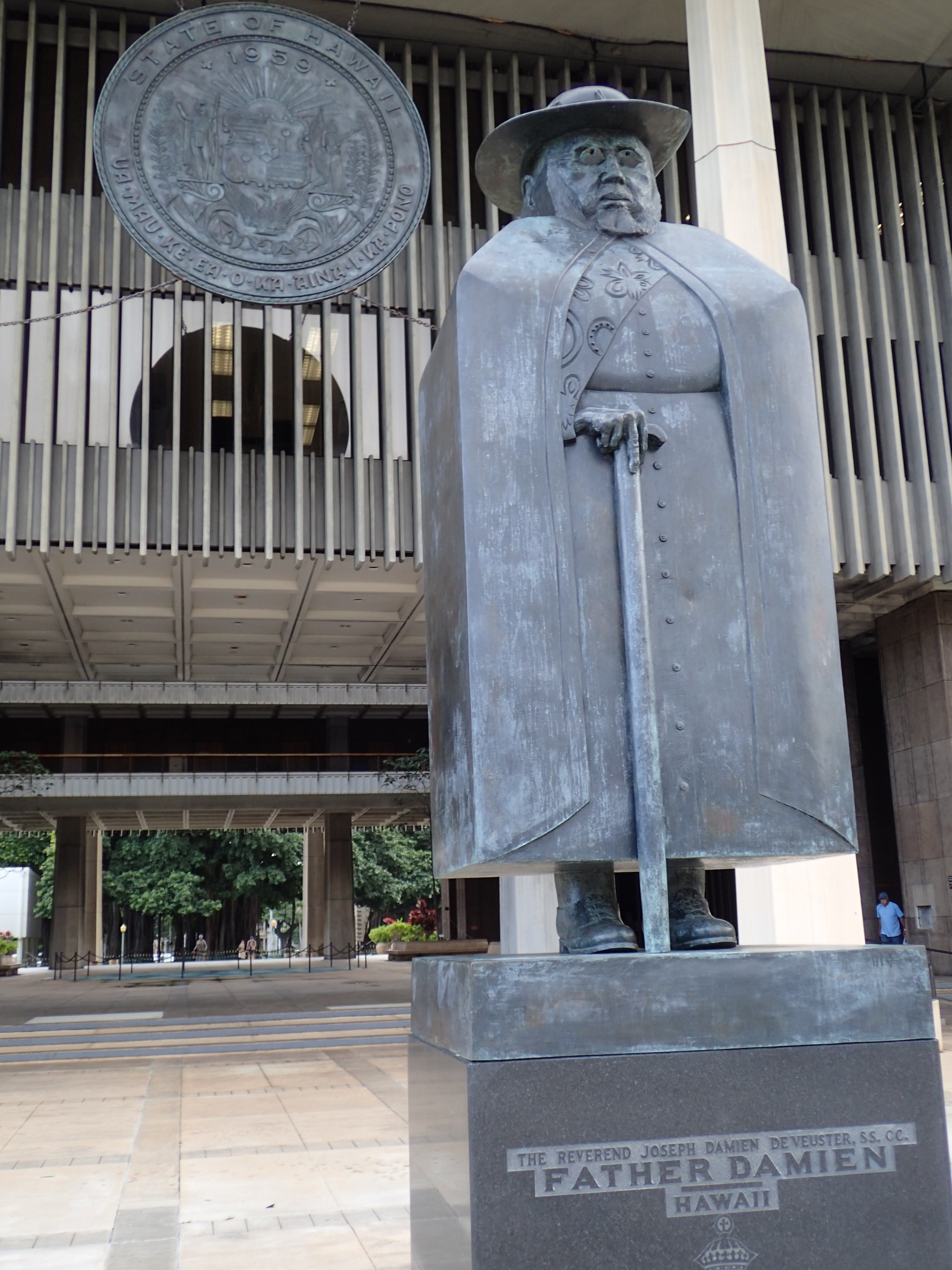 Father Damian Statue at State Capitol, United States