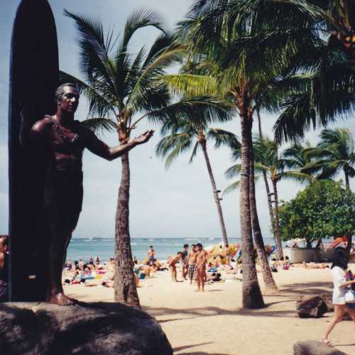 Surfer Duke Paoa Kahanamoku Statue