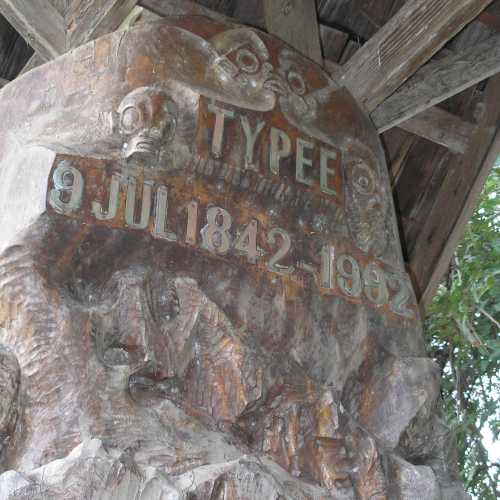 Monument to 150th Anniversary of Herman Melville's Landing, French Polynesia