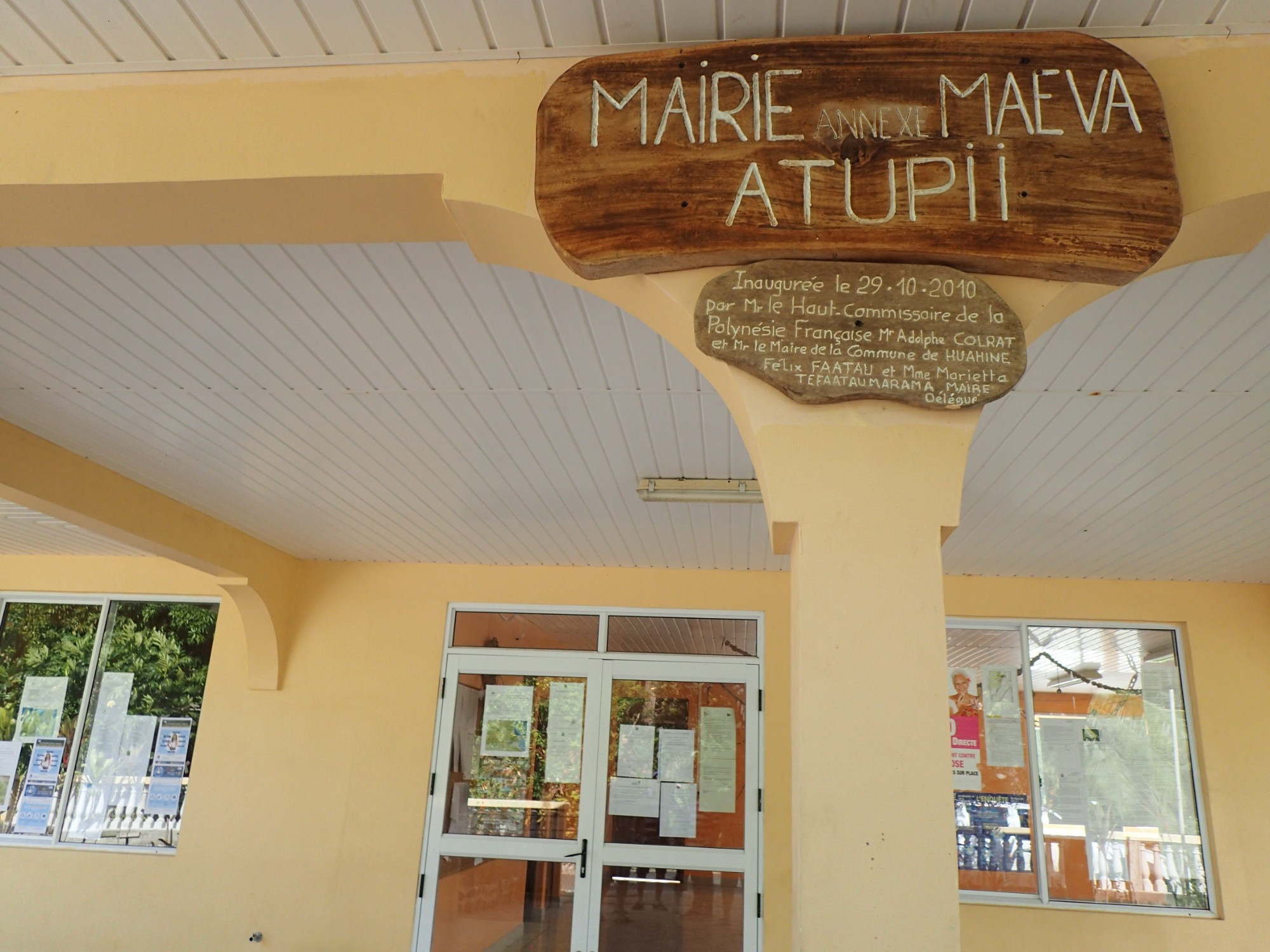 Maeva District Townhall, French Polynesia