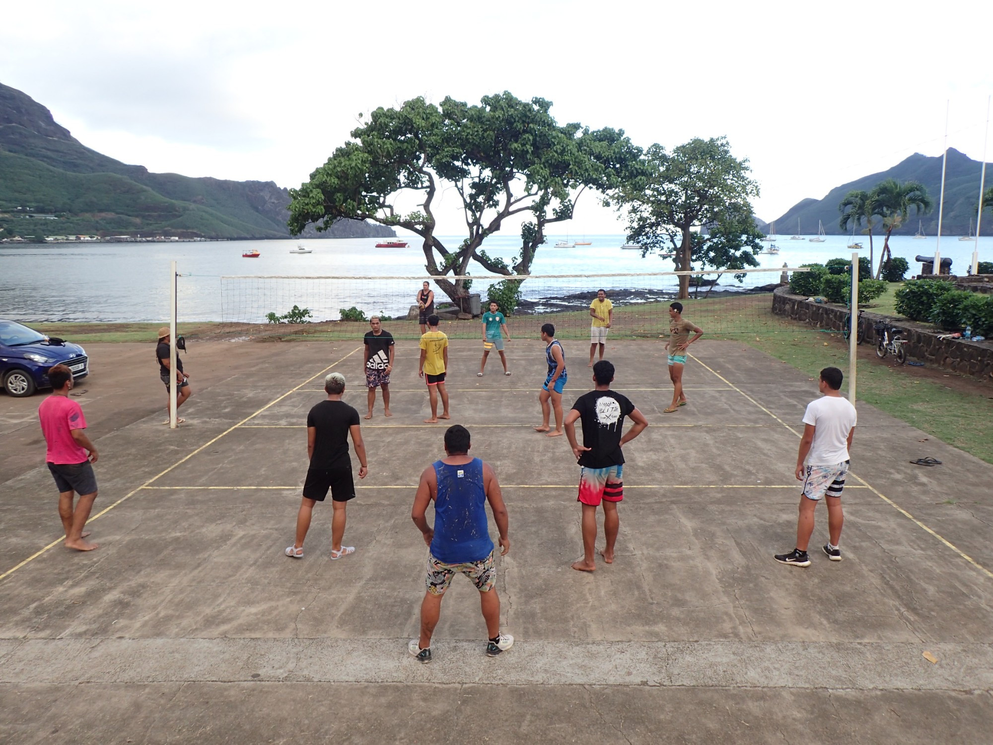 Taiohae Town Centre Volley Ball Court, French Polynesia