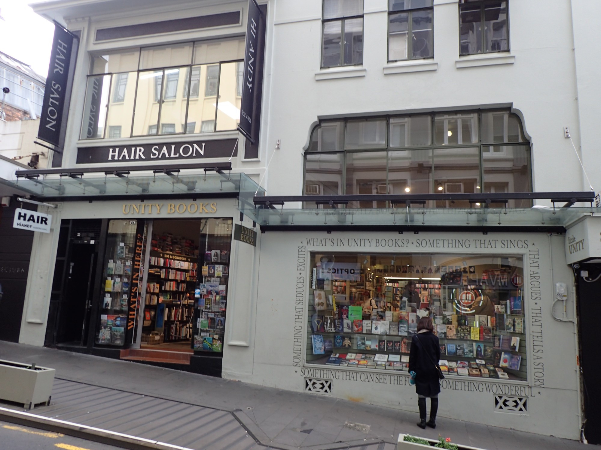 High Street - Unity Books, New Zealand