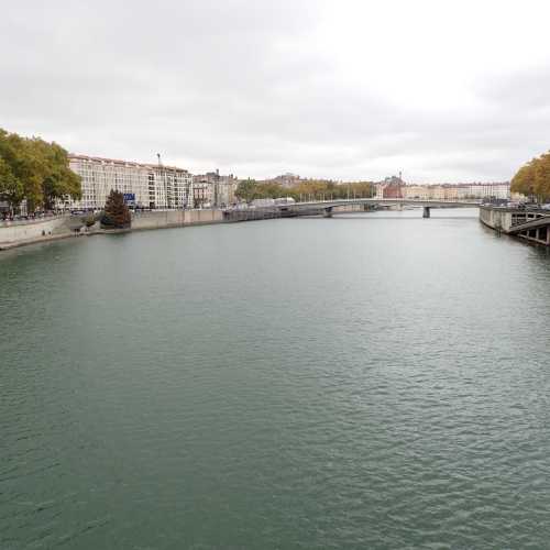 Saone River in Lyon, France