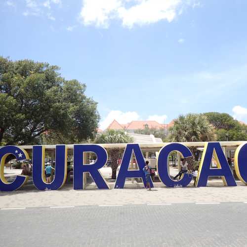 Curacao sign, Netherlands Antilles