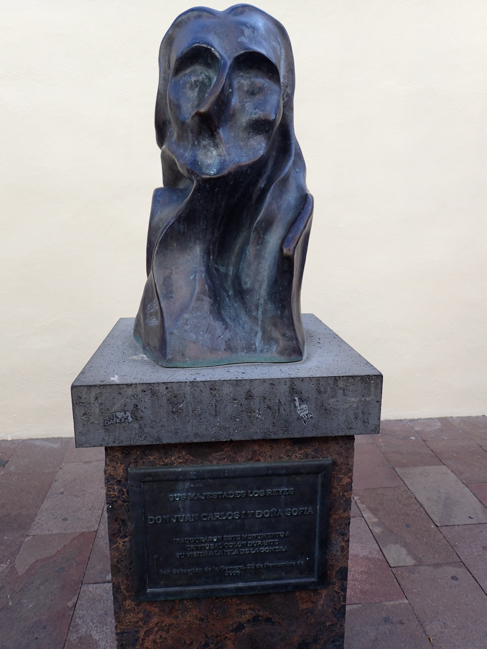 Columbus Statue Inaugurated by King Juan Carlos, Spain