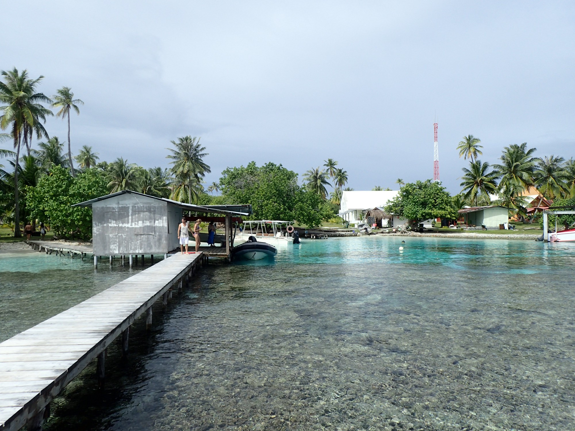 Tetamanu Village, French Polynesia