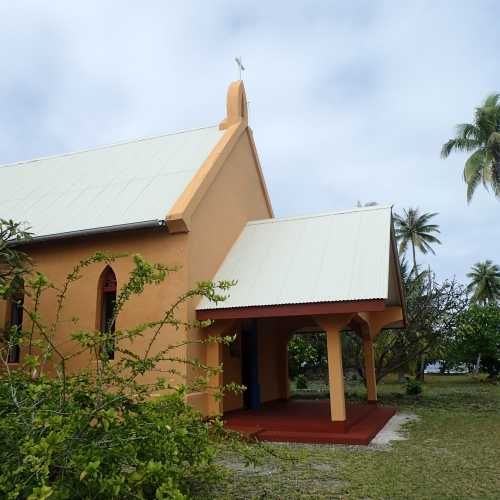 Tetamanu Church, French Polynesia