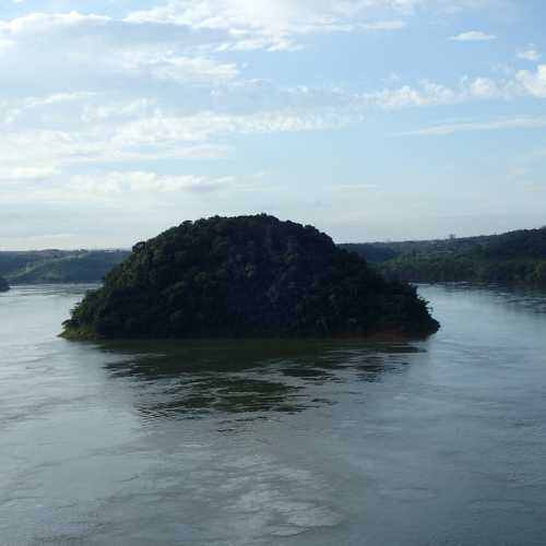 Brazil - Argentina - Paraguay Border River Junction, Brazil