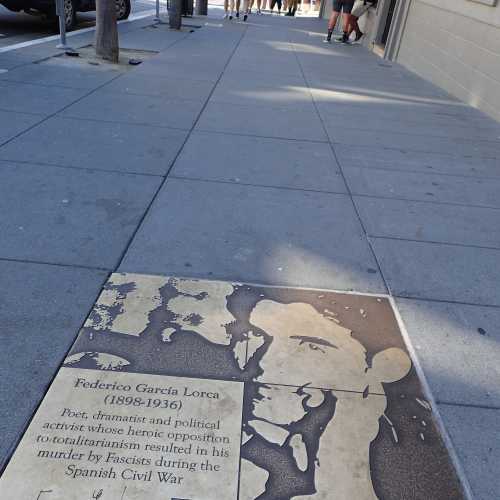 Federico Garcia Lorca Memorial Plaque