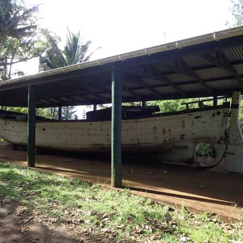 Wooden Long Boat, Pitcairn Islands