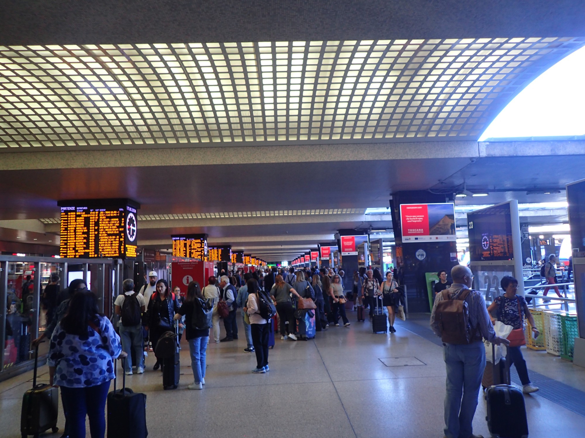 Roma Termini railway station, Italy