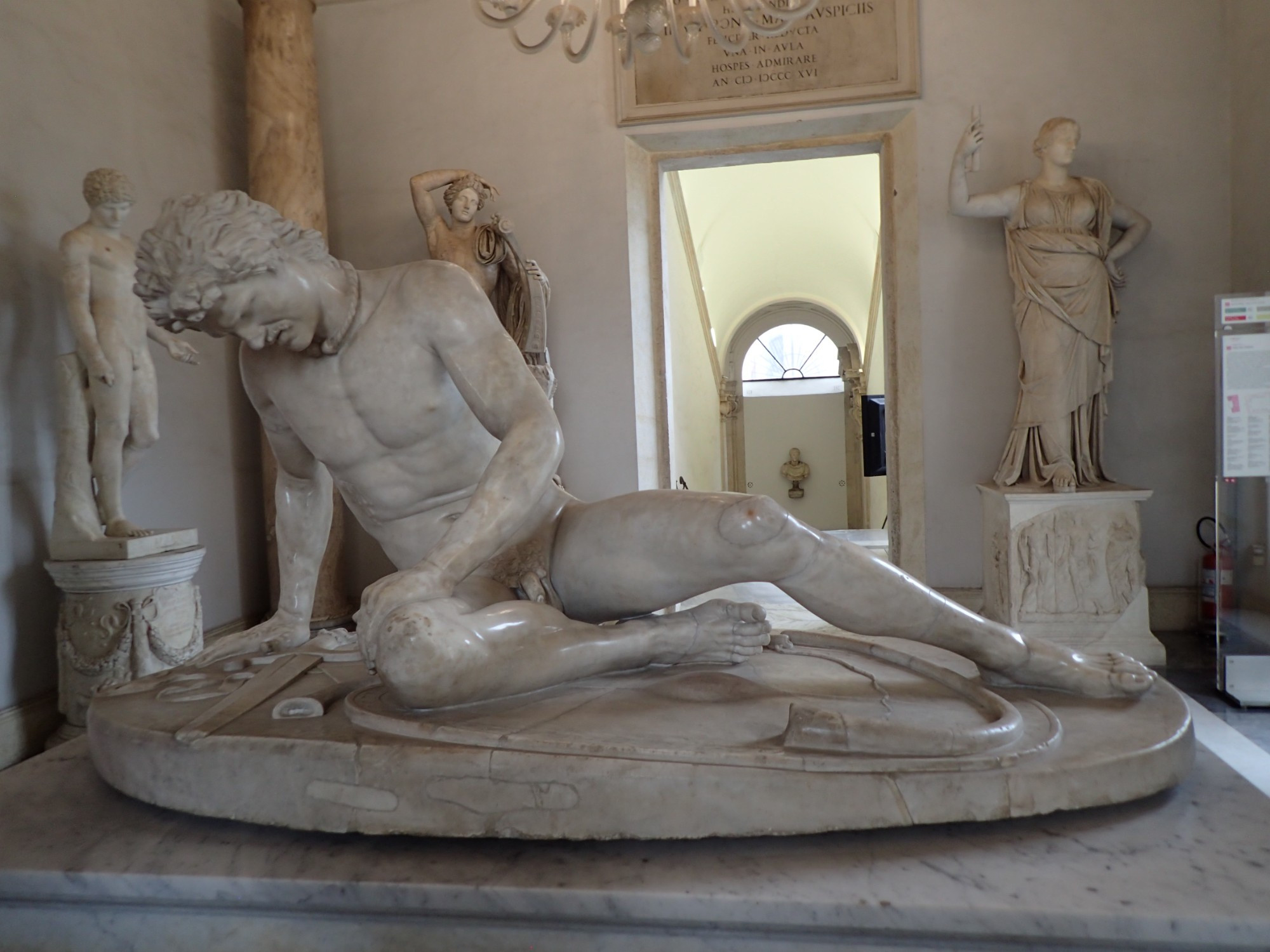 Dying Gaul Marble Statue, Italy