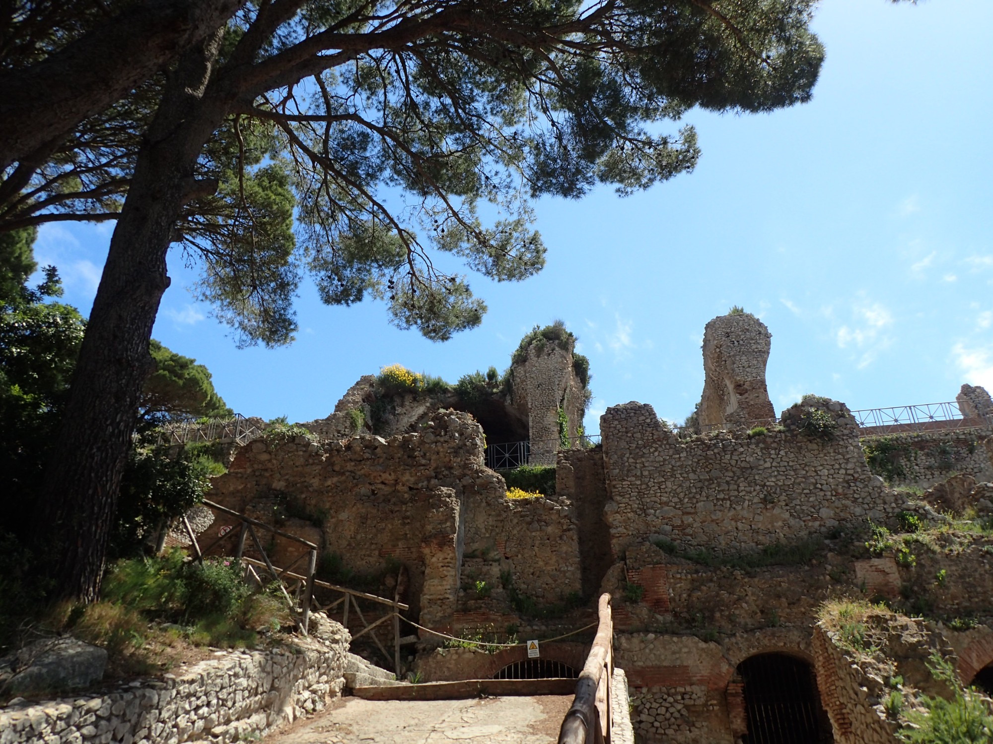 Villa Jovis - Ruins of Tiberius Palace, Italy
