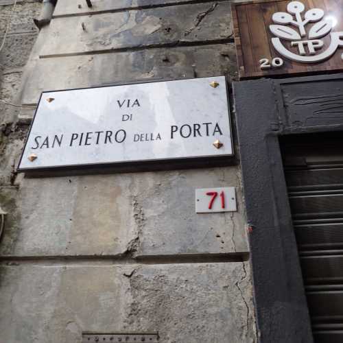 Via San Pietro della Porta, Italy