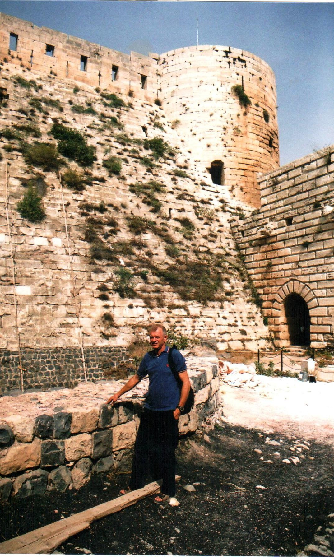 Crac des Chevaliers, is a Crusader castle in Syria and one of the most important preserved medieval castles in the world between Homs and Tartus