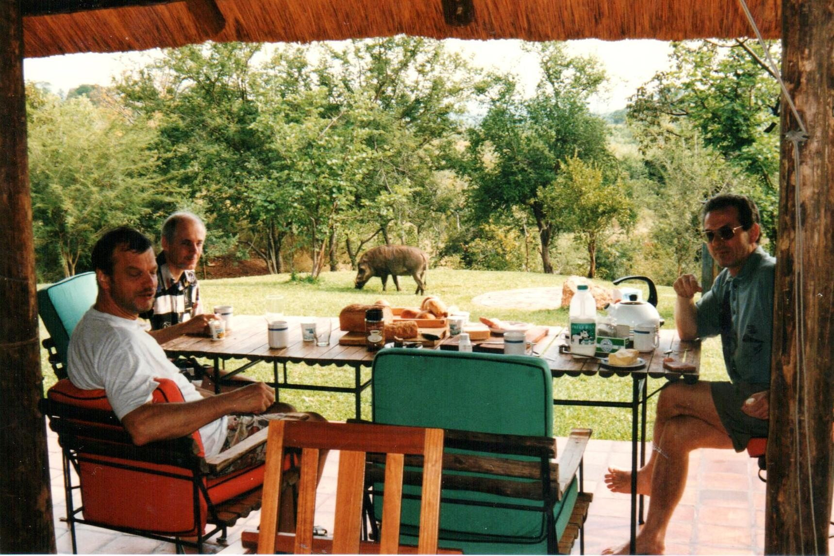 Braekfast in Lodge @ Victoria Falls 1997