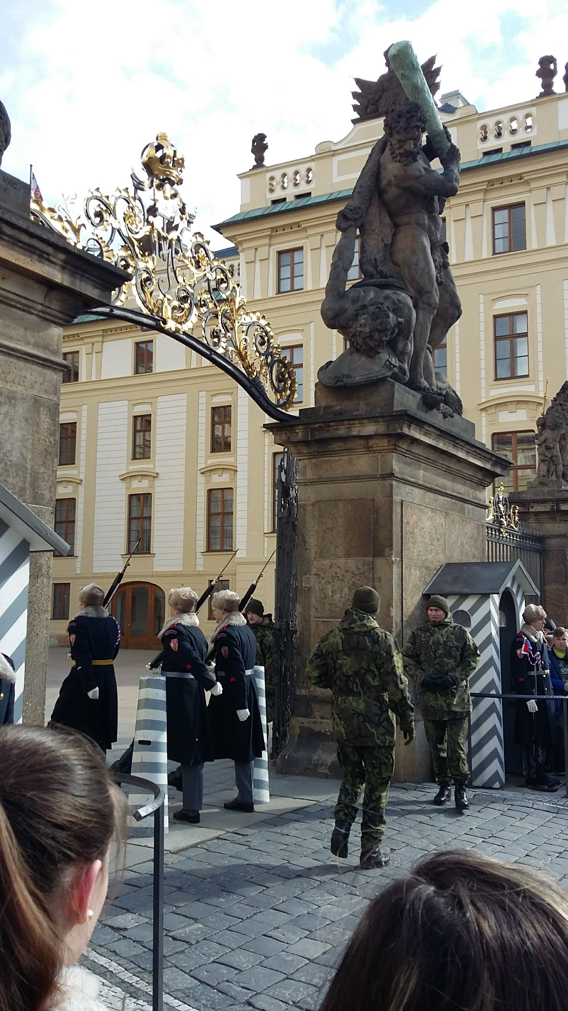 Changing of the guard, Prague Castle, Prague 