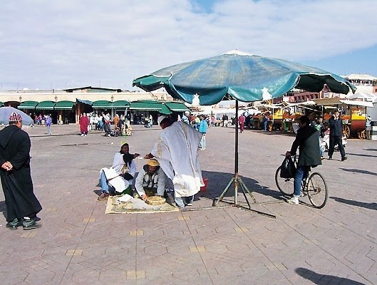 Djema El Fna Square, Marrakech, Morocco.
