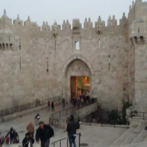 Damascus Gate, Old City of Jerusalem, entrance to the Muslim quarter of the city.