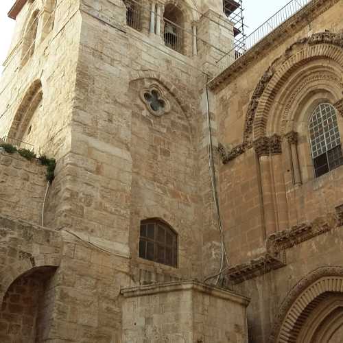Church of the Holy Sepulchre, Old Citu of Jerusalem. Site of the crucifixion.