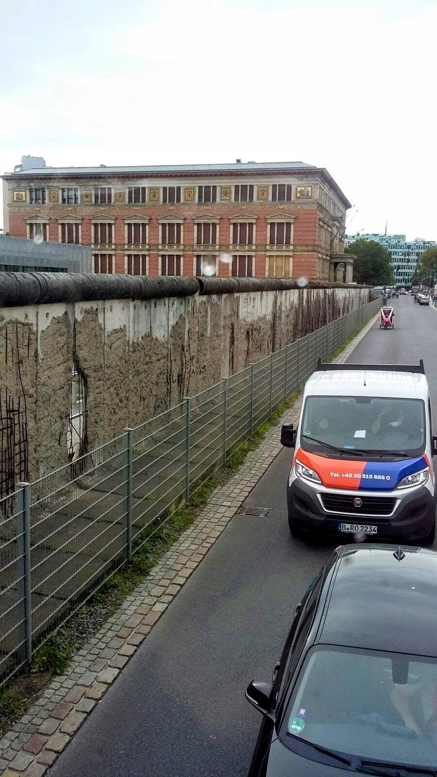 Remaining section of the Berlin Wall, Berlin.