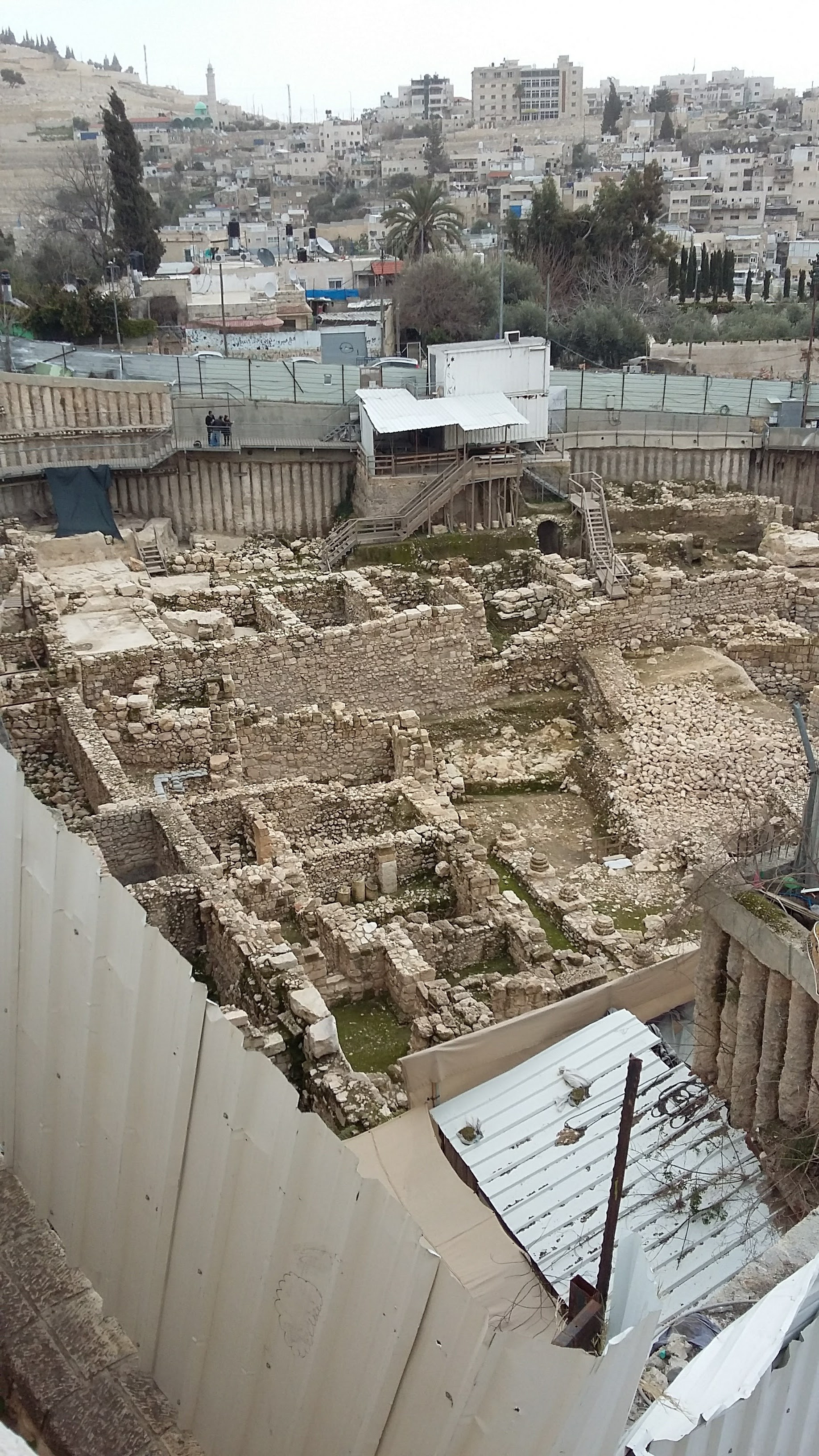 Archaeological dig, the City of David Jerusalem 