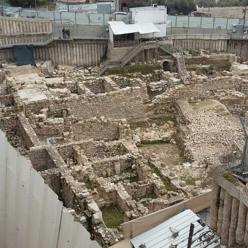 Archaeological dig, the City of David Jerusalem 
