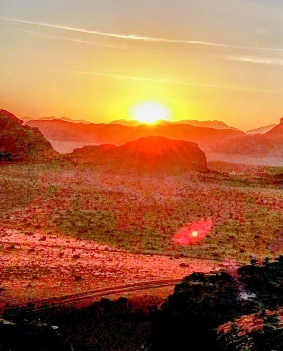 Sunset, Wadi Rum Desert Jordan 