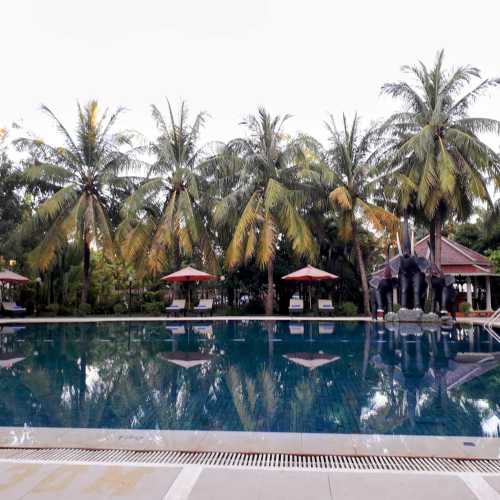 Hotel pool, Siem Reap