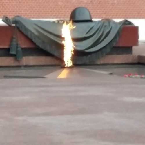 Eternal flame and Tomb of the unknown soldier, near Red Square, Moscow