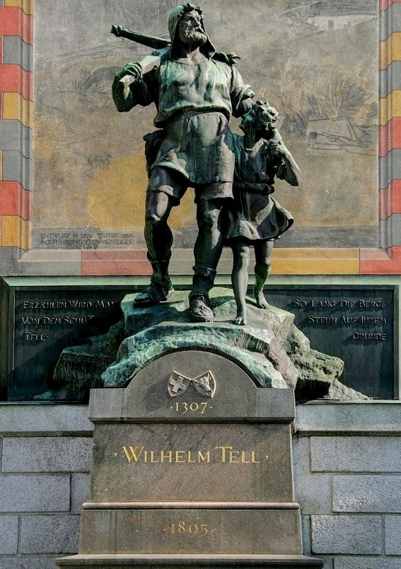 William Tell monument, Altdorf, Switzerland 