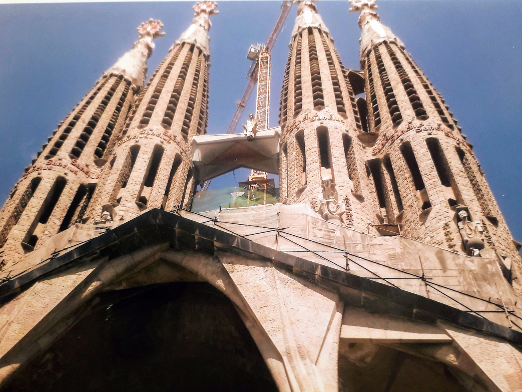 La Sagrada Familia, (top bit), Barcelona