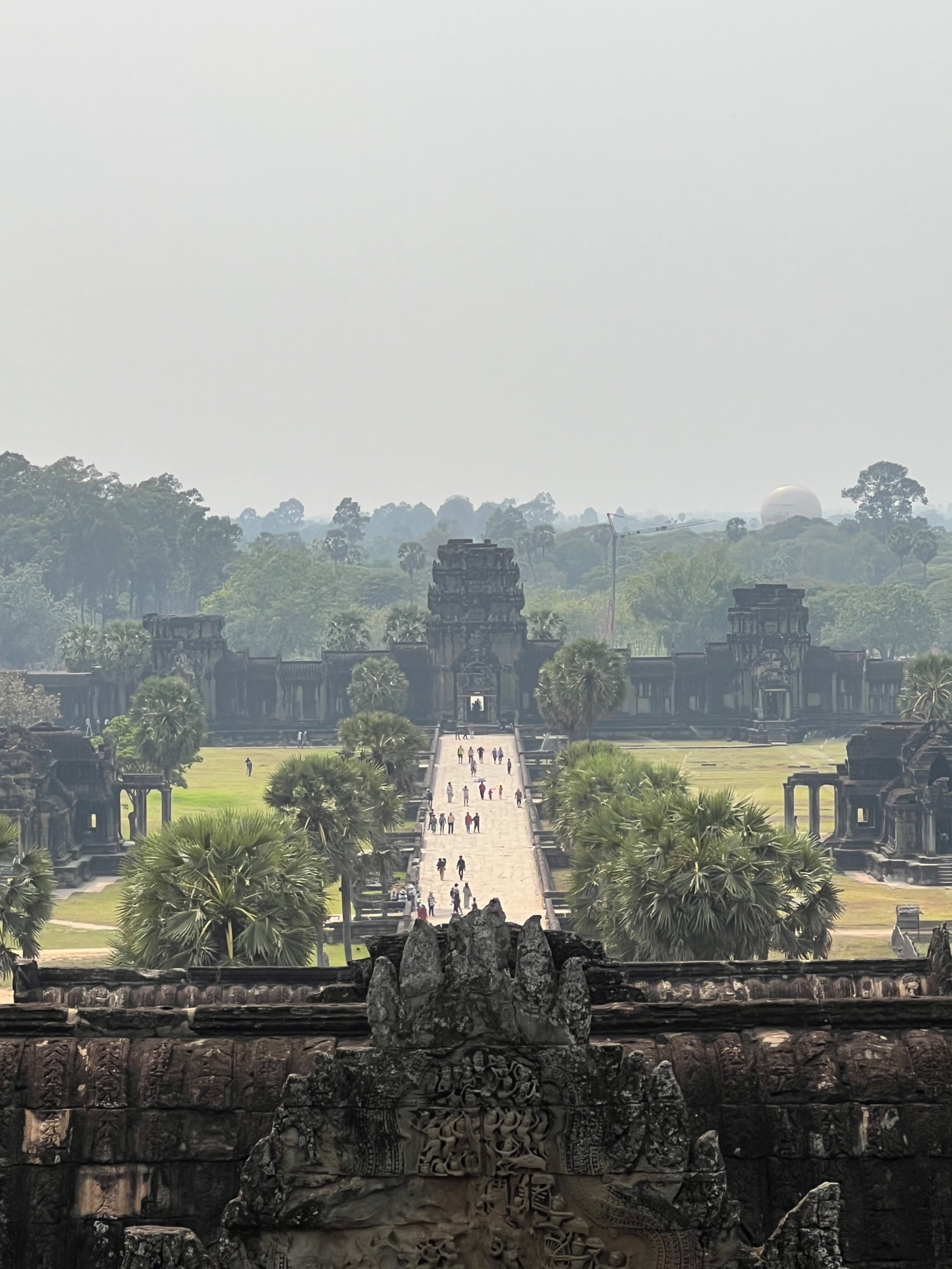Angkor Wat, view from the top. Amazing! 