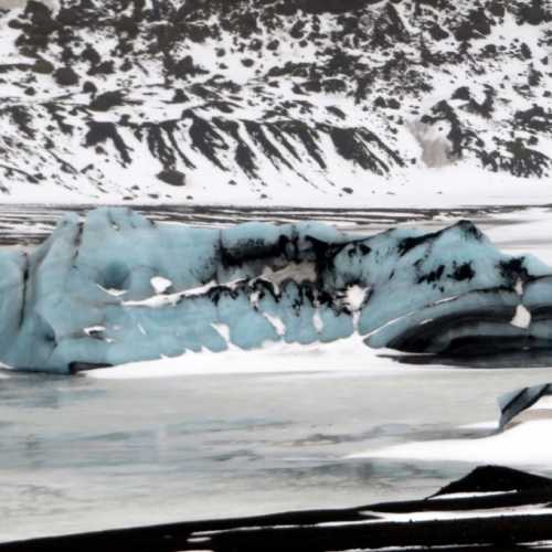 Solheimajokull Glacier, Исландия