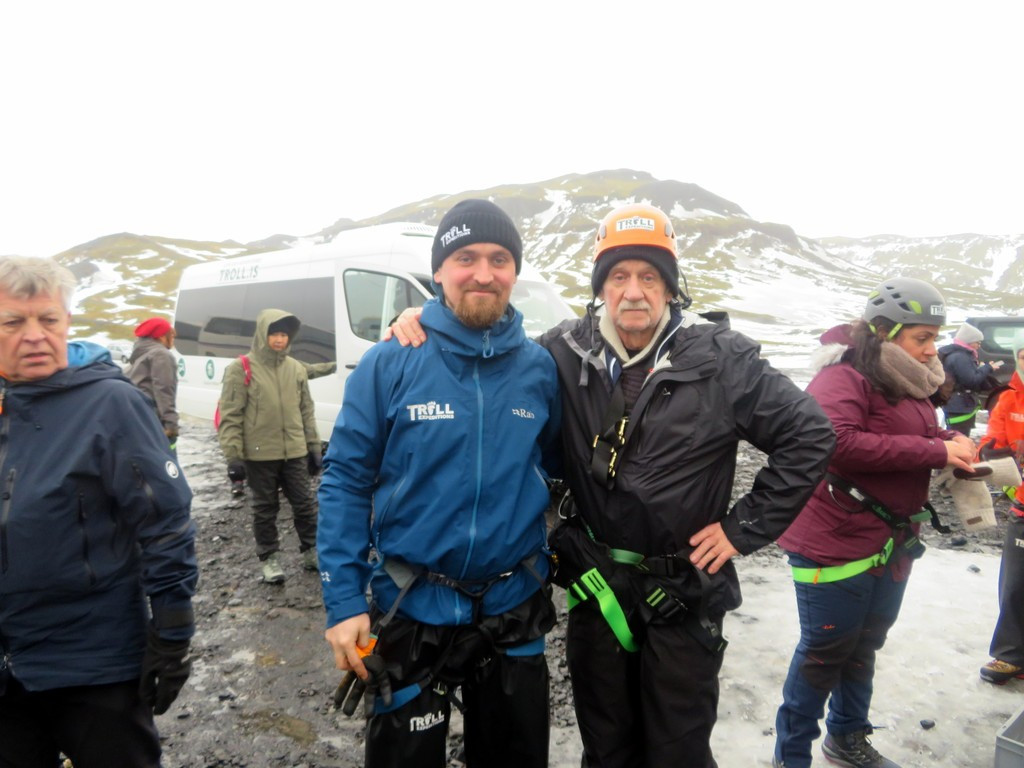 Solheimajokull Glacier, Исландия