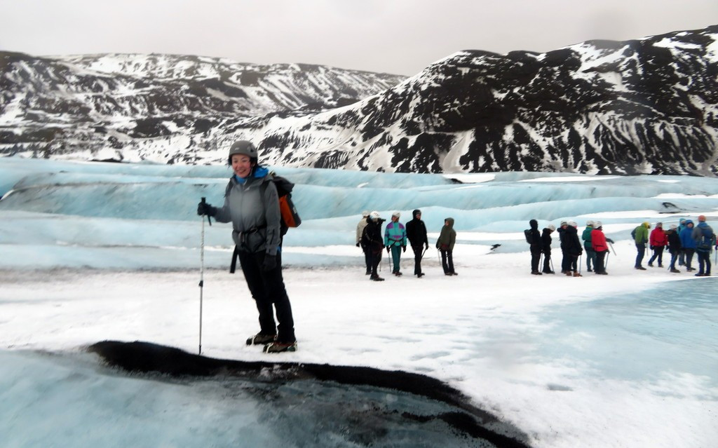 Solheimajokull Glacier, Исландия