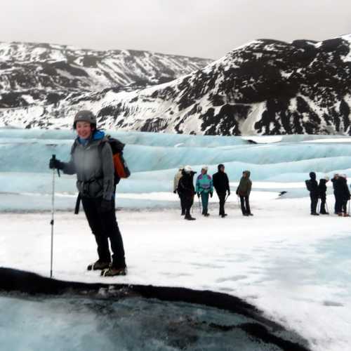 Solheimajokull Glacier, Исландия