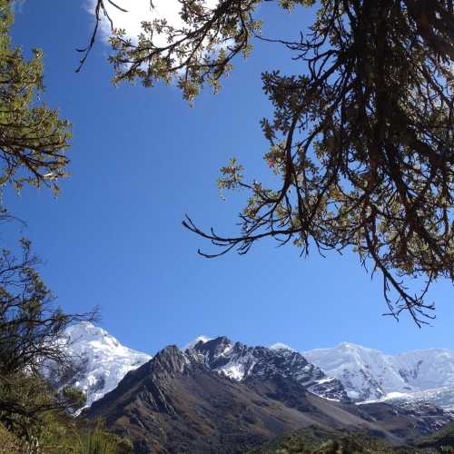 Andes mountains in Huaraz province 