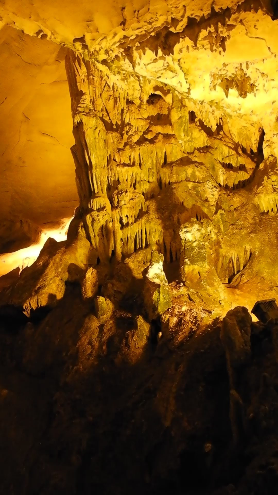 stalactites and stalagmites